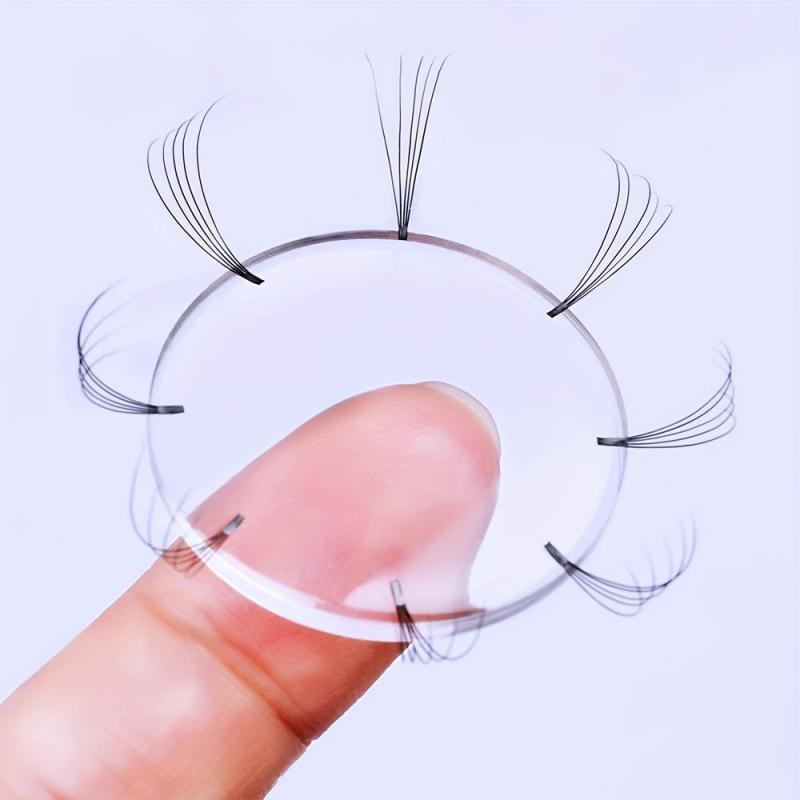 2pcs Silica Gel Pads Eyelash Extensions Supplies Washable Easy Fan Lash Pad