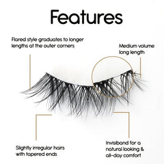 Natural Look Faux Mink False Eyelashes