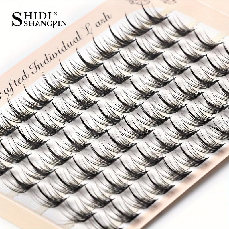 DIY Eyelash Extensions 9-12mm Cluster Lashes for Fuller Eyes