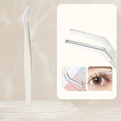 Eyelash Applicator Tool Curved Tweezers for Easy Lashes Application