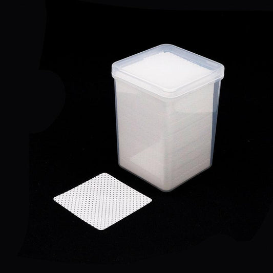 200pcs Nail Wipes with Tweezers and Glue Bottle Mouths