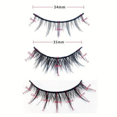 Soft & Natural Manga Lashes for Anime Cosplay & Daily Dating Makeup
