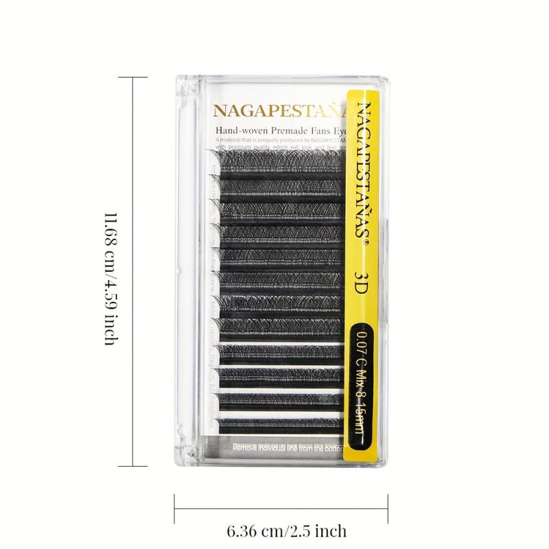 3D W Shape Blooming Lashes Premade Fans Cluster Eyelash Extensions