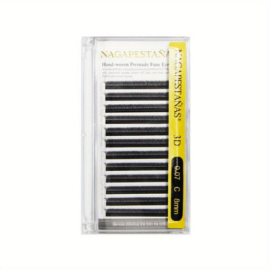 3D W Shape Blooming Lashes Premade Fans Cluster Eyelash Extensions