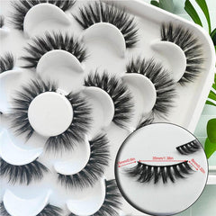 3D Faux Mink Eyelashes Natural Fluffy False Eyelashes