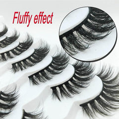 3D Faux Mink Eyelashes Natural Fluffy False Eyelashes