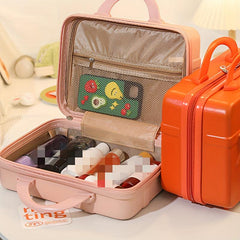 Bow Knot Portable Makeup Box Bridesmaid Storage Bag