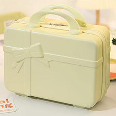Bow Knot Portable Makeup Box Bridesmaid Storage Bag