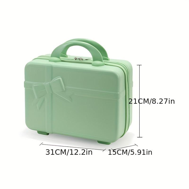 Bow Knot Portable Makeup Box Bridesmaid Storage Bag