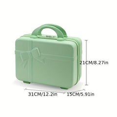 Bow Knot Portable Makeup Box Bridesmaid Storage Bag