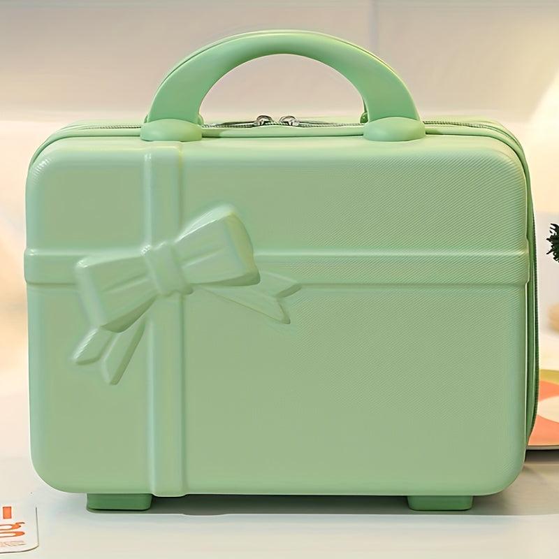 Bow Knot Portable Makeup Box Bridesmaid Storage Bag