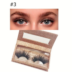 Natural Look Reusable Magnetic Eyelashes Long Lasting False Eyelashes