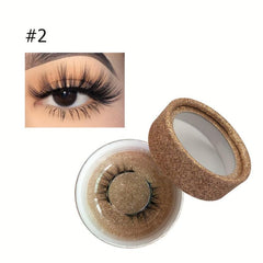 Natural Look Reusable Magnetic Eyelashes Long Lasting False Eyelashes