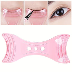 2pcs 3 In 1 Eyeliner Guide Eyeliner Template Stencil Shaper Makeup Tool