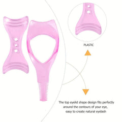2pcs 3 In 1 Eyeliner Guide Eyeliner Template Stencil Shaper Makeup Tool