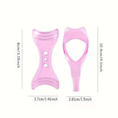 2pcs 3 In 1 Eyeliner Guide Eyeliner Template Stencil Shaper Makeup Tool