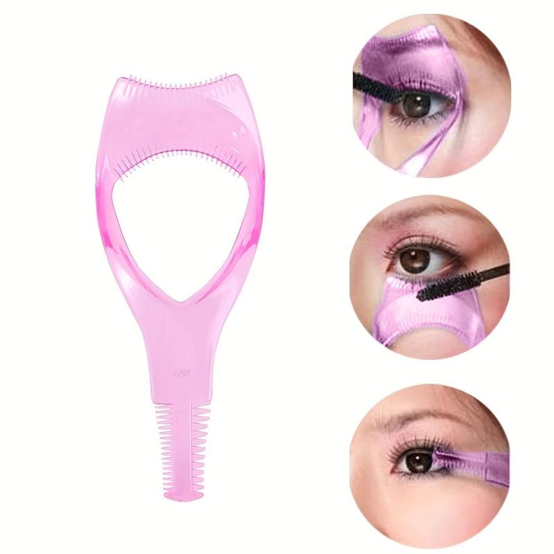 2pcs 3 In 1 Eyeliner Guide Eyeliner Template Stencil Shaper Makeup Tool