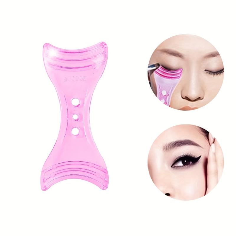2pcs 3 In 1 Eyeliner Guide Eyeliner Template Stencil Shaper Makeup Tool