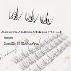 3 Pairs DIY Spikes False Eyelashes Extensions