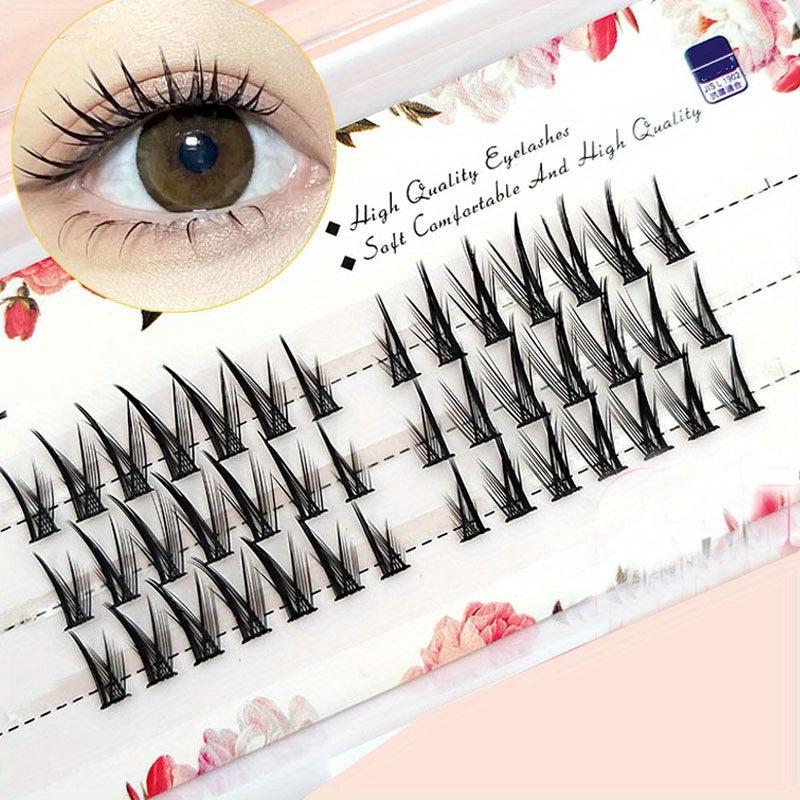3 Pairs DIY Spikes False Eyelashes Extensions