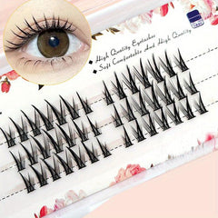 3 Pairs DIY Spikes False Eyelashes Extensions
