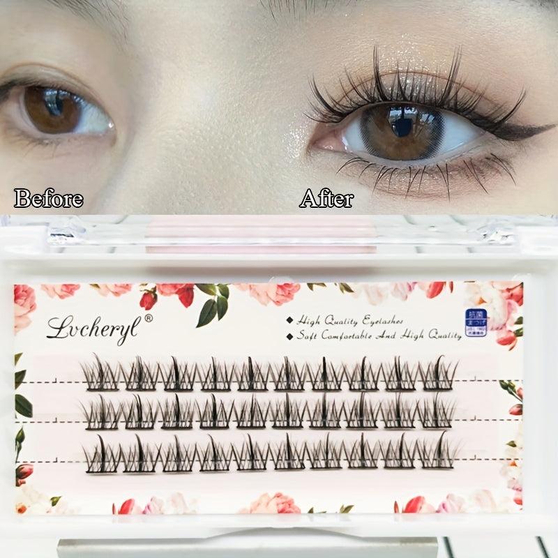 3 Pairs DIY Spikes False Eyelashes Extensions