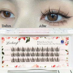 3 Pairs DIY Spikes False Eyelashes Extensions