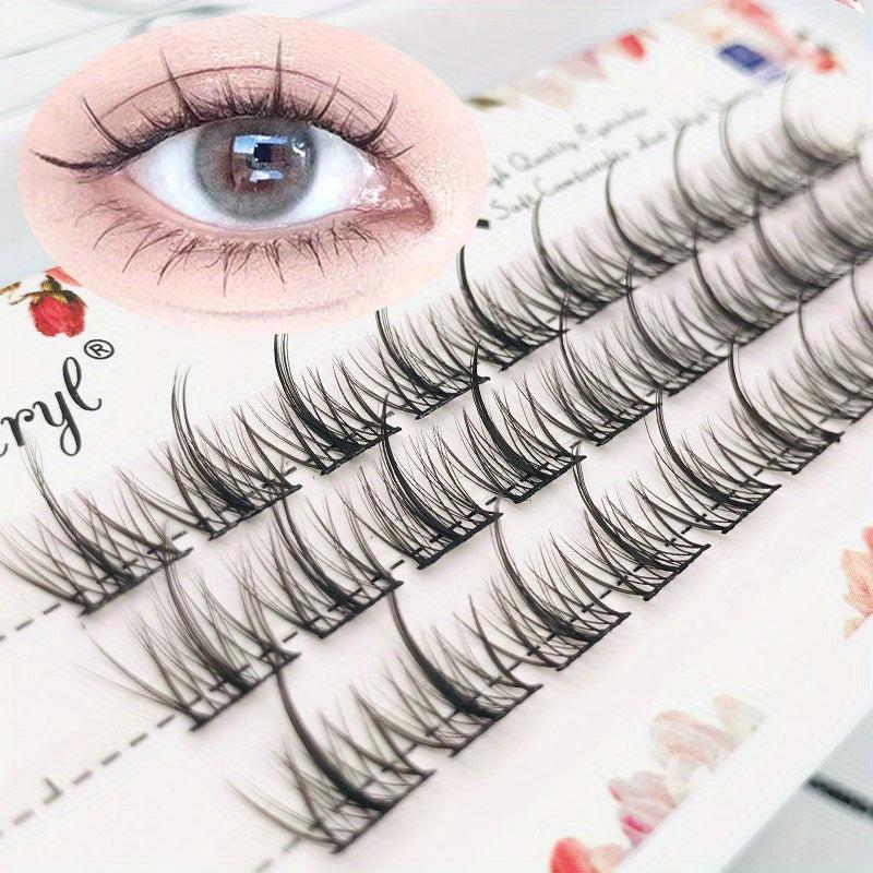 3 Pairs DIY Spikes False Eyelashes Extensions