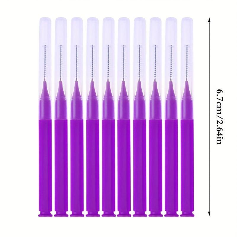 10pcs Microbrush Applicators for Eyelash Extensions & Glue Cleaning