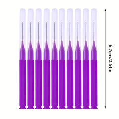 10pcs Microbrush Applicators for Eyelash Extensions & Glue Cleaning