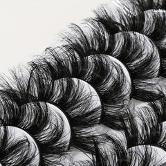 Fluffy Wispy 3D Mink Lashes Thick Volume Long Soft Dramatic Strip Eye Lashes