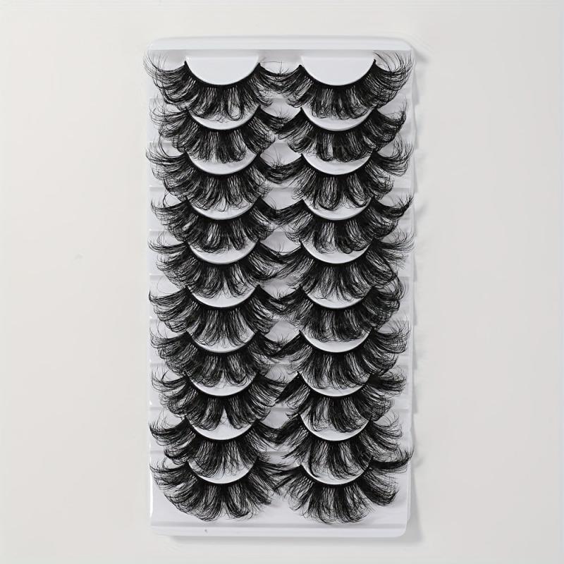 Fluffy Wispy 3D Mink Lashes Thick Volume Long Soft Dramatic Strip Eye Lashes