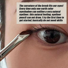 5pcs Sickle Eyeliner Brush Edge Makeup Brush Liquid Eyeliner Brush