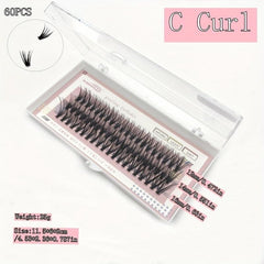 30D 40D DIY Cluster Eyelashes 0 07 C 12mm 14mm 16mm Individual Volume Lashes