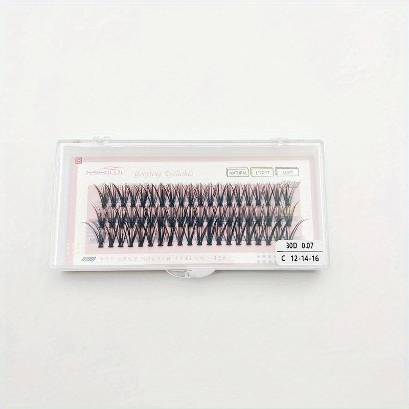 30D 40D DIY Cluster Eyelashes 0 07 C 12mm 14mm 16mm Individual Volume Lashes