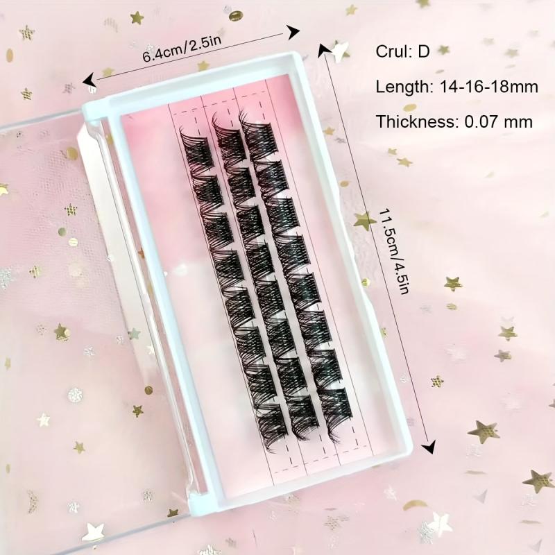 DIY Lash Clusters D Curling Volume Individual Lashes 100 Clusters Wispy Lashes
