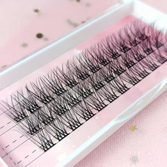 DIY Lash Clusters D Curling Volume Individual Lashes 100 Clusters Wispy Lashes
