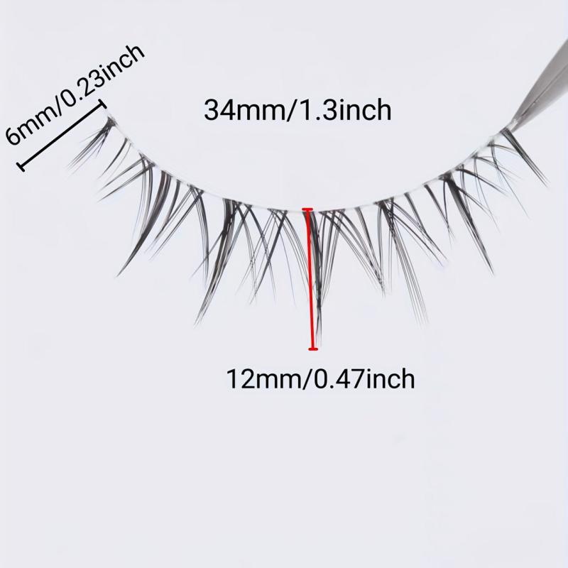 Japanese Style 3D Spiky Eyelash Manga Lashes 3 Pairs