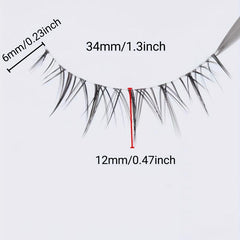 Japanese Style 3D Spiky Eyelash Manga Lashes 3 Pairs