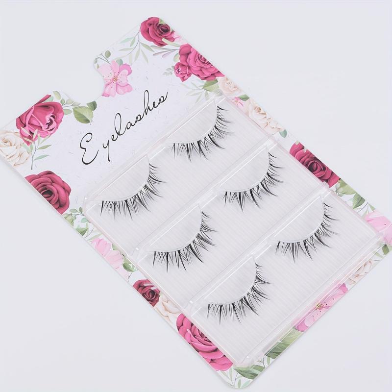 Japanese Style 3D Spiky Eyelash Manga Lashes 3 Pairs