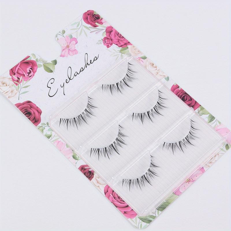 Japanese Style 3D Spiky Eyelash Manga Lashes 3 Pairs