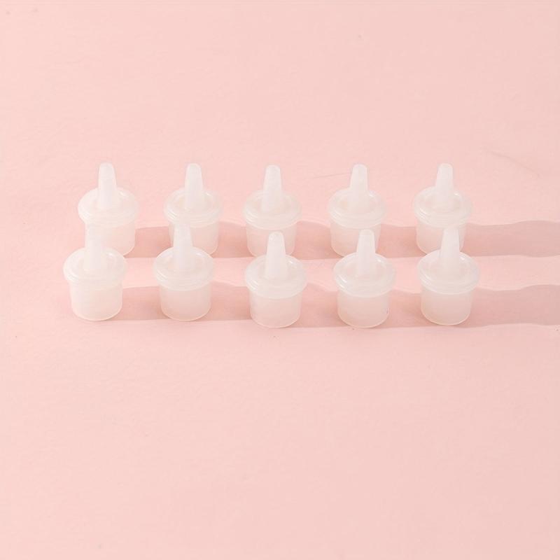 10pcs Eyelash Glue Replacement Nozzle Caps for Lash Bottles