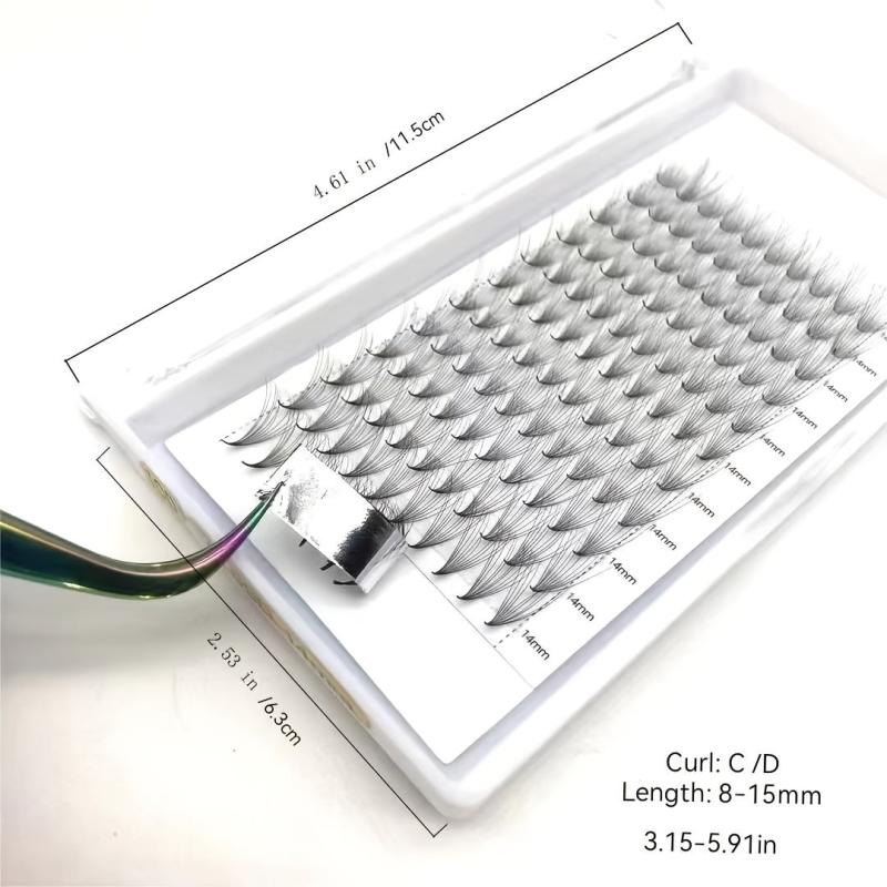10D Premade Fans Eyelashes C D Curl Pointy Base