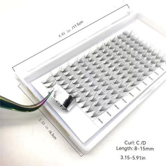 10D Premade Fans Eyelashes C D Curl Pointy Base