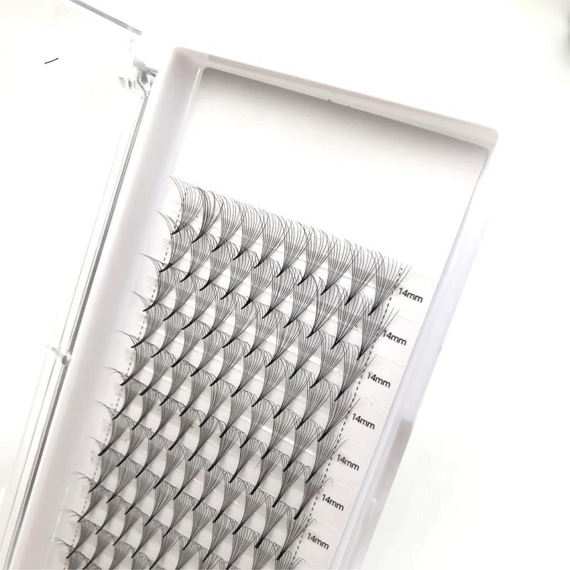 10D Premade Fans Eyelashes C D Curl Pointy Base