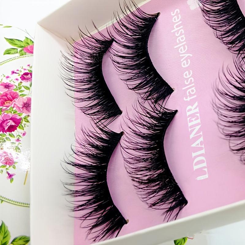 5 Pairs Natural-Looking Long False Eyelashes