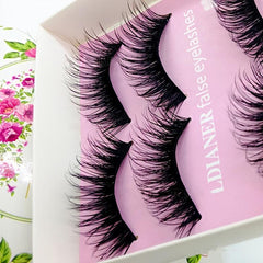 5 Pairs Natural-Looking Long False Eyelashes