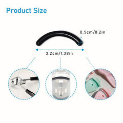 90 Pack Eyelash Curler Replacement Pads Silicone Rubber Universal