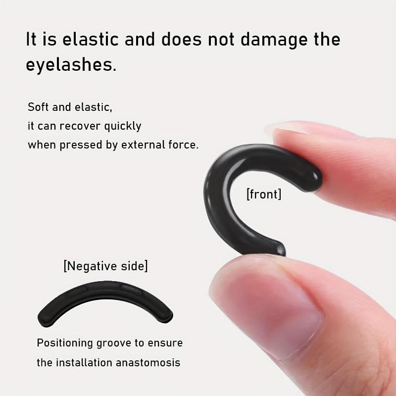 90 Pack Eyelash Curler Replacement Pads Silicone Rubber Universal