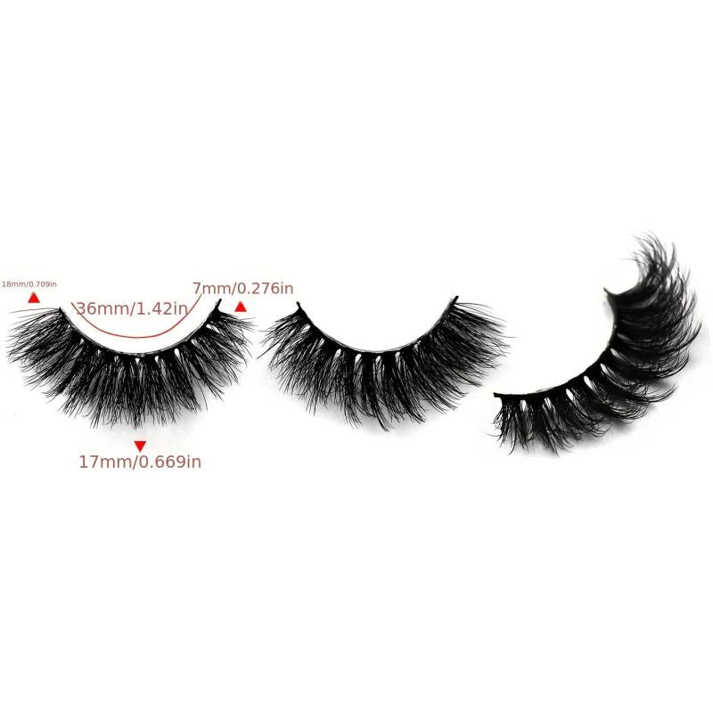 Natural Curling Reusable False Eyelashes